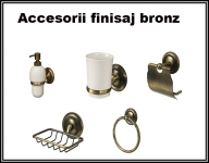 Accesorii baie finisaj bronz