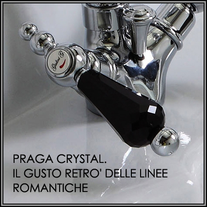 Baterie lavoar Praga Crystal model retro
