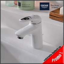 Baterie lavoar Grohe Eurostyle culoare alba