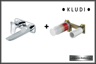 Baterie lavoar Kludi Amba incastrata in perete