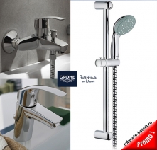 Baterii baie Grohe Eurosmart New in promotie la pachet cu baterie cada