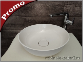 Lavoar rotund pe blat  Lessia 40 cm