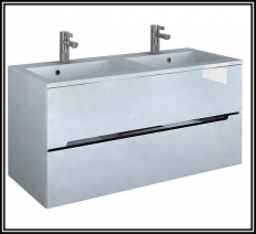 Mobilier baie Silver suspendat 120 cm, pentru doua persoane