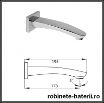 Pipa umplere cada 17 cm