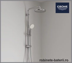 Set dus Grohe Tempesta 210 cu diverter, fara baterie