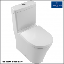 Wc stativ O`Novo compact cu rezervor si capac,lipit de perete