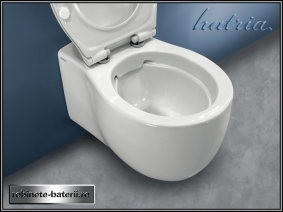 Wc suspendat Hatria Le Fiabe Pure Rim cu capac