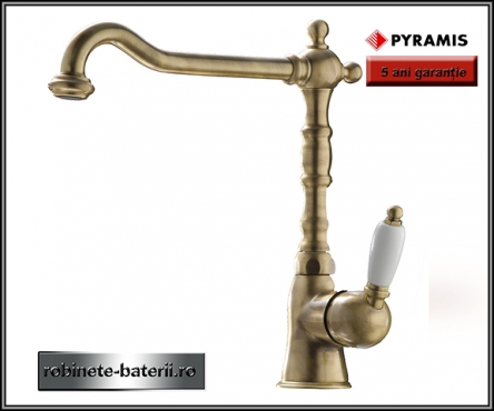 Baterie bucatarie Baroque culoare bronz model retro