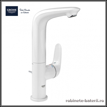 Baterie lavoar inalta Grohe Eurostyle alba L-size