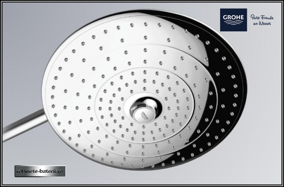 Cap de dus Grohe Euphoria 260 cu brat din perete