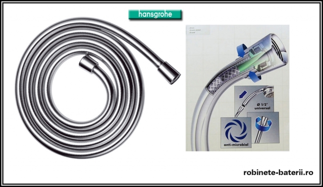 Furtun dus 160 cm Hansgrohe Issyflex antirasucire