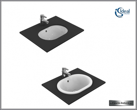 Lavoar sub blat sau incastrabil Connect 62 cm