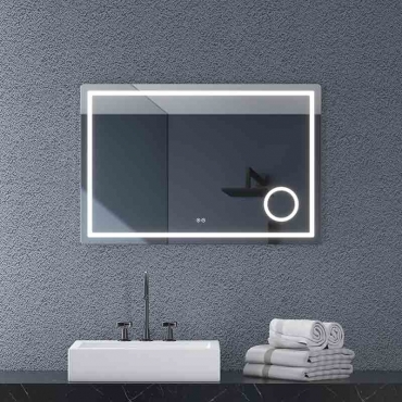 Oglinda baie Cleo 100x80 cm cu iluminare si dezaburire