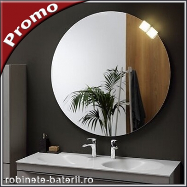 Oglinda baie rotunda Pandora 120 cm cu iluminare