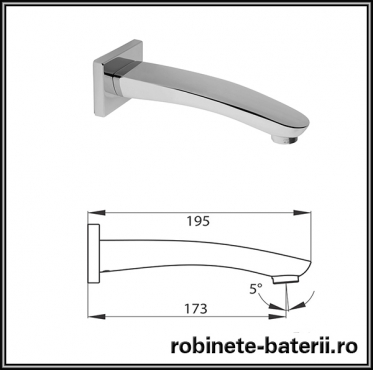 Pipa umplere cada 17 cm