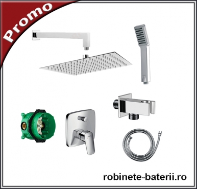 Sistem de dus ingropat cu baterie Hansgrohe