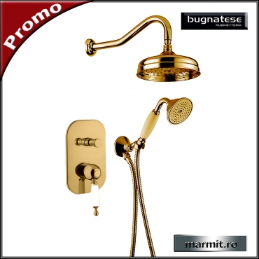 Sistem de dus ingropat Oxford Retro culoare bronz antichizat