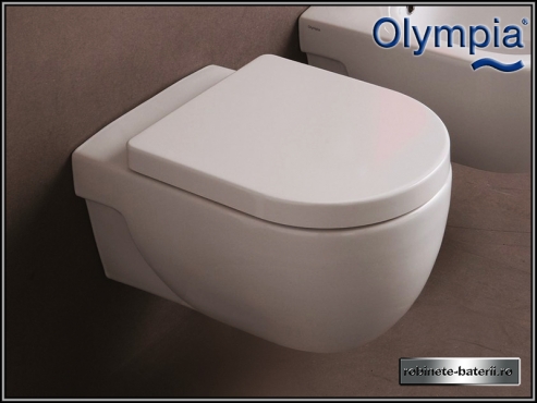 Wc suspendat Olympia Nicole cu capac inclus